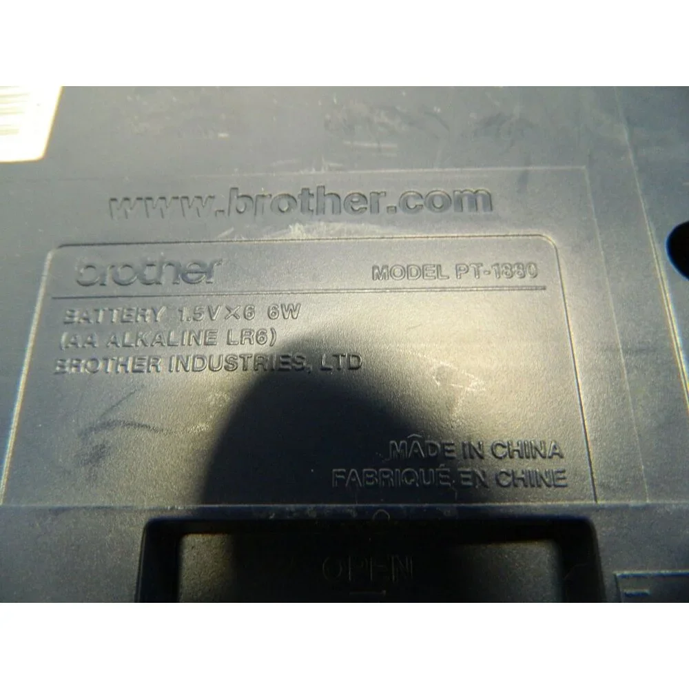 Brother P-Touch PT-1880 Label Maker With 12MM White Tape